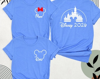 Disney Family Shirts, Disneyworld Shirt, Disney Shirt, Disney Two Sided Tees Disneyland Shirts, Disney Women Shirt, Disney Family Trip Shirt