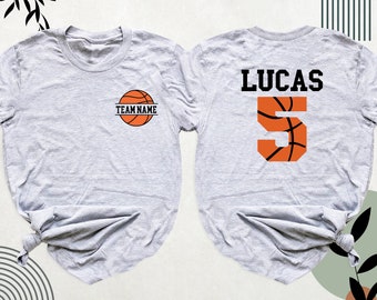 Custom Basketball Mom Shirt, Personalized Basketball Mom T Shirt, Basketball Team Shirt, School Basketball Shirt, Basketball Birthday Shirt