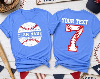 Custom Baseball Team Shirts Baseball Mom Shirt School Mascot Tshirt, Family Baseball Girlfriend Boy Baseball Player coach Baseball Dad Shirt