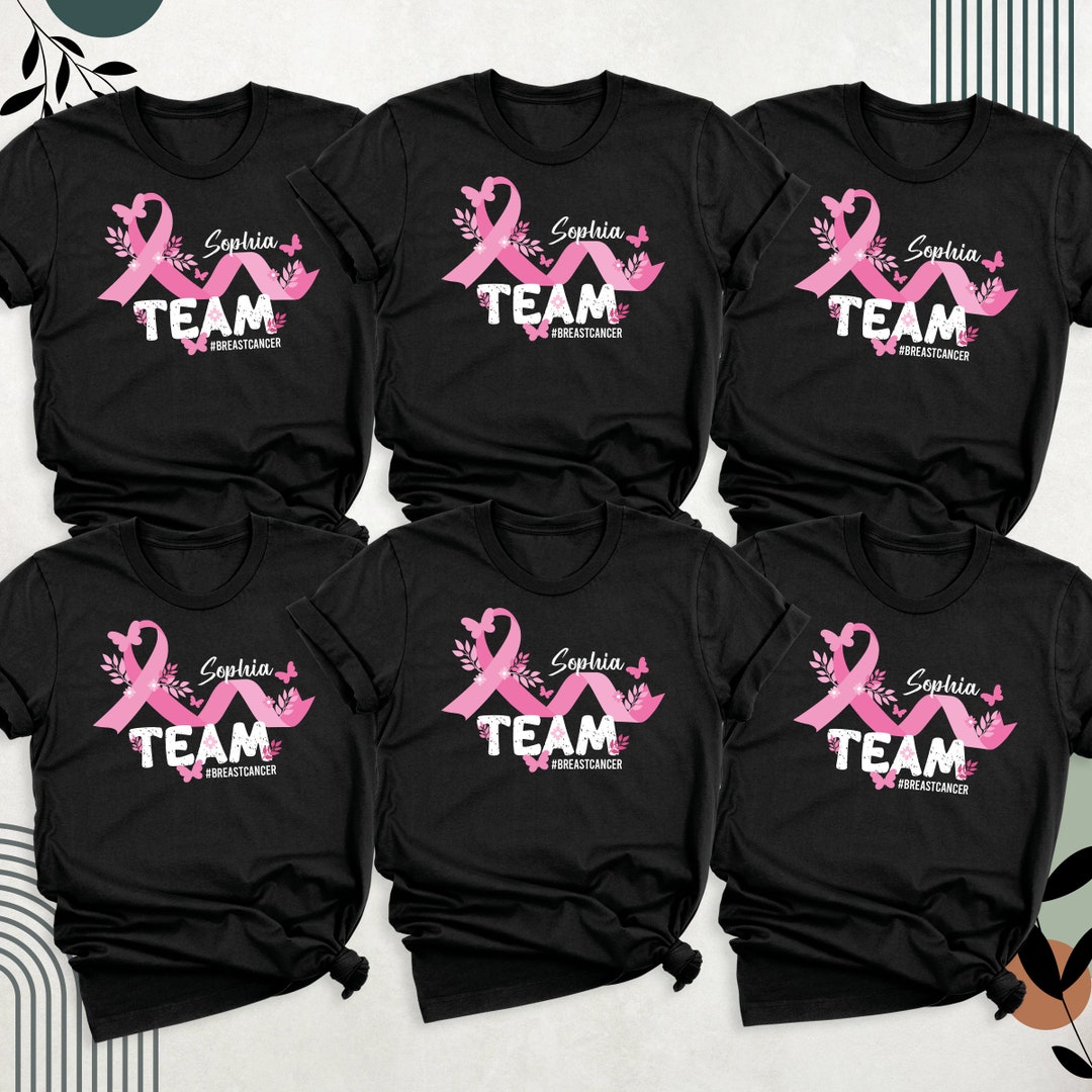 Breast Cancer Awareness Shirt, Breast Cancer Team Shirt, Pink Ribbon ...