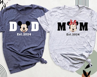 Disney Mickey Minnie Family Matching Trip Group Custom Shirt Tee, Disneyland T-Shirt, Personalized Disney Vacation family Shirt Tee