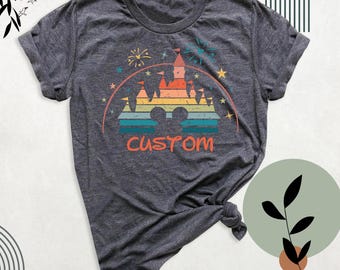 Personalized Disneyland Shirt, Disney World Family Matching Shirts, Custom Disney Name Tee, Disney Group Trip Tshirt, Disney Vacation Outfit