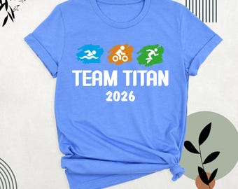 Triathlon Shirt Marathon Shirts, Triathlon Team Outfit, Custom Triathlon Crew Shirt, Biking Tshirt, Running  Swimming Shirt, Triathlete Tees