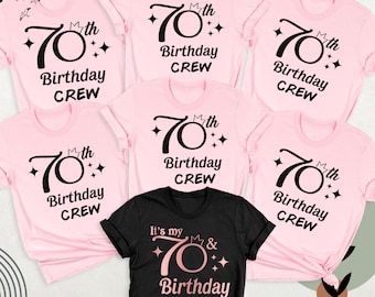 70th Birthday Shirt, 1955 Birthday Party Shirt, 70th Birthday Shirt Women, Custom Birthday Tee, It's My 70th Birthday Shirt, 70th Age Outfit