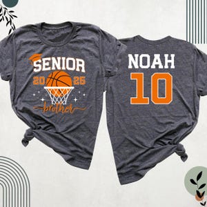 Senior Night Basketball Shirt, Basketball Senior Night Shirt, Senior Night Basketball gifts Tee, senior Mom basketball Tshirt Basketball Tee