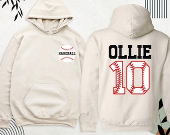 Custom Baseball Pocket Hoodie, Baseball Mom Sweatshirt, Baseball Sweater, Baseball Team Tshirt, Baseball Dad Sleeve, Baseball Player shirt