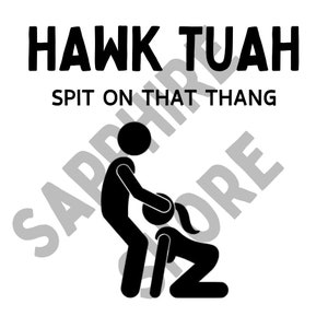 Falke Tuah lustig SVG digitaler Download