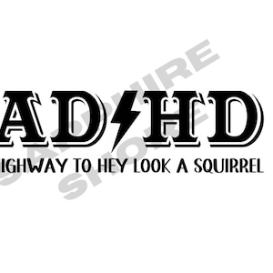 ADHD funny SVG file