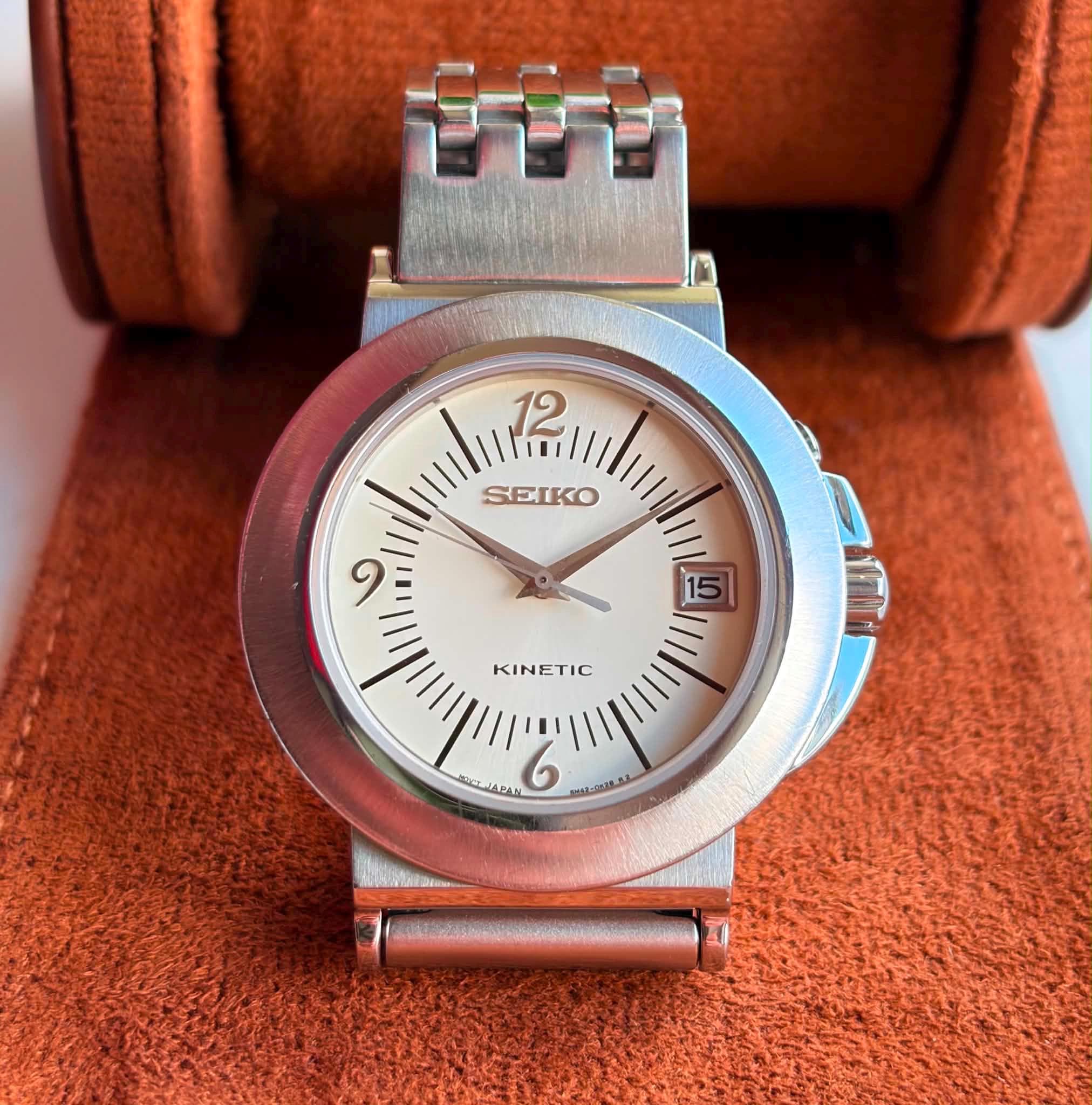 Seiko kinetic 5m42 - Etsy 日本