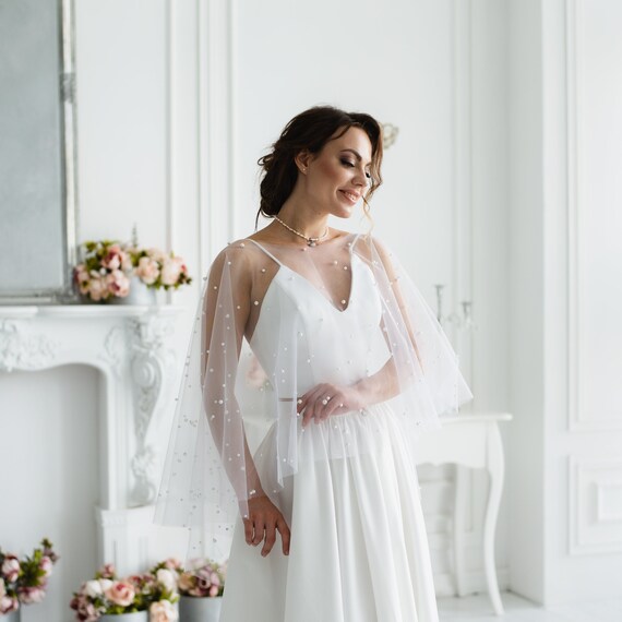 Etsy bridal cape online