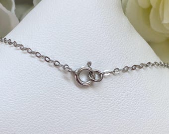 Gerhodineerd meer dan 925 sterlingzilver delicate kabelketting afgewerkte ketting voor hanger-klaar om te dragen-16"-40"