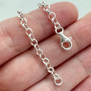925 Sterling Silver Charm Bracelet-3.5mm Rolo Chain-Handmade Jewelry-Chunky Rolo Bracelet-Ready to Wear Jewelry-8 Inch Unisex Jewelry Chain