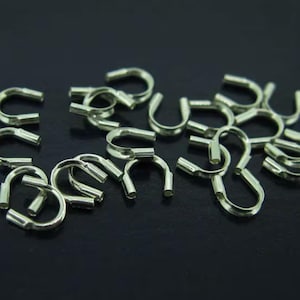 Sterling Silver Findings - Cable Trimble - Wire Protector, Wire Guards - 0.021&quot; (0.53mm) SKU: 213008-05