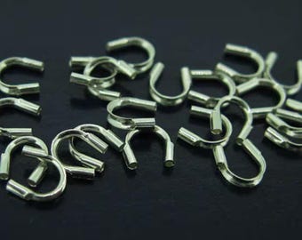 Sterling Silver-detaljer - Kabeltrimning - Trådskydd, Trådskydd - 0,021" (0,53 mm) Artikelnummer: 213008-05