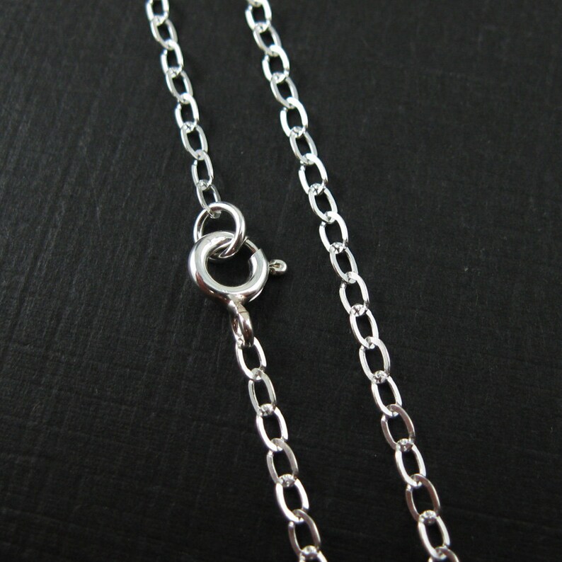 Sterling Silver Necklace Sterling Silver Chain Silver Chain Etsy