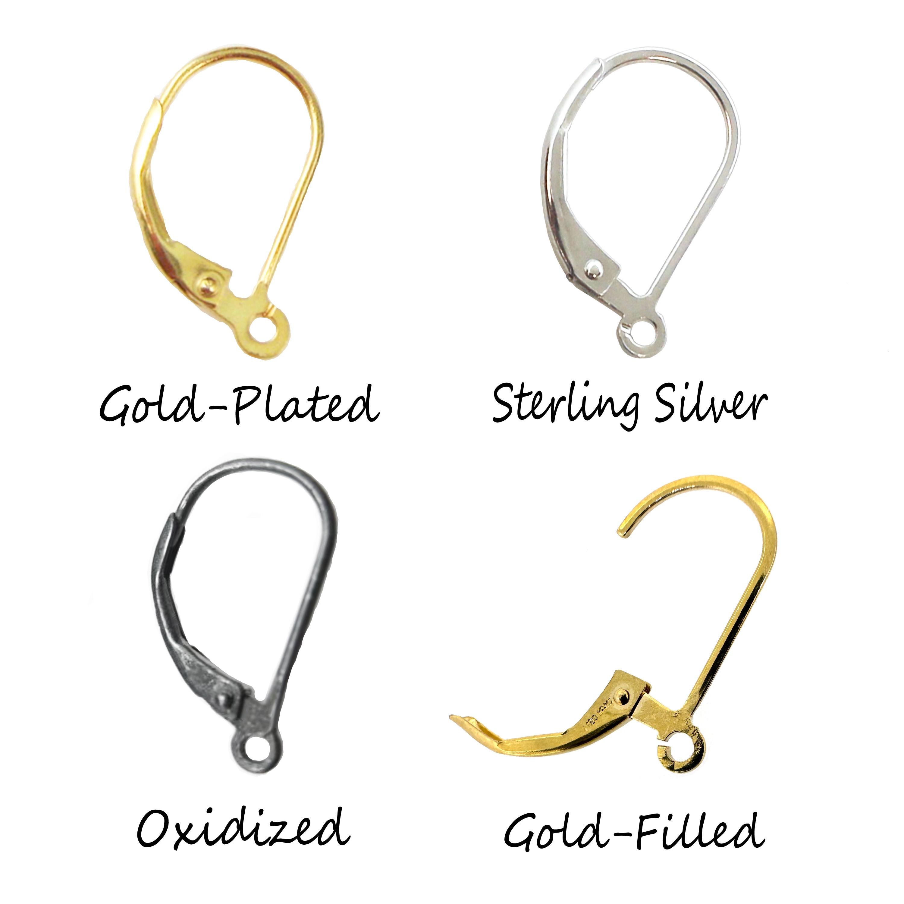 Orecchini Da Donna Riempiti In Oro 14k | Set Di Abbracci, Borchie E - Foto 8