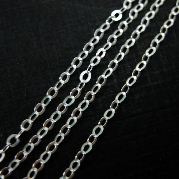 Sterling Silver Chain Bulk Unfinished 