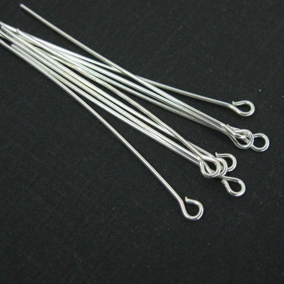 2 Inch Eye Pins Silver For Jewellery Making