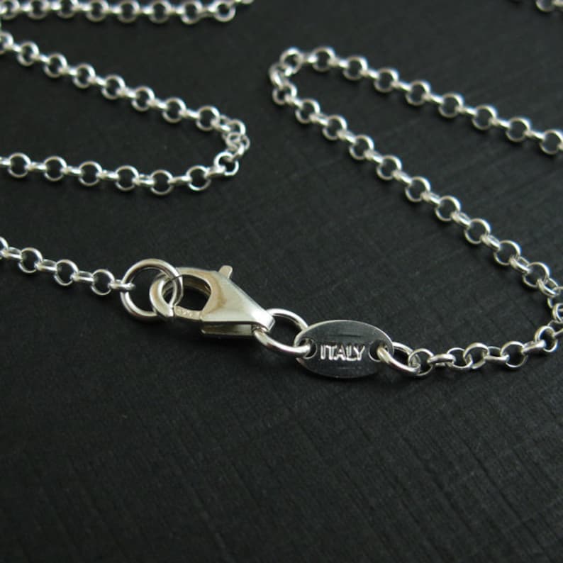A 925 Silver Belcher Chain Necklace. 56cm. 15g