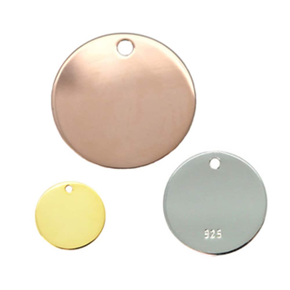 925 Sterling Silver Stamping Blanks High Polish Smooth Round Etsy