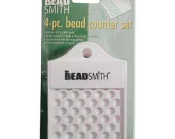 Supplies - Tools - Beadsmith 4-pc. Bead Counter Set - Counting and Sorting - SKU:501030