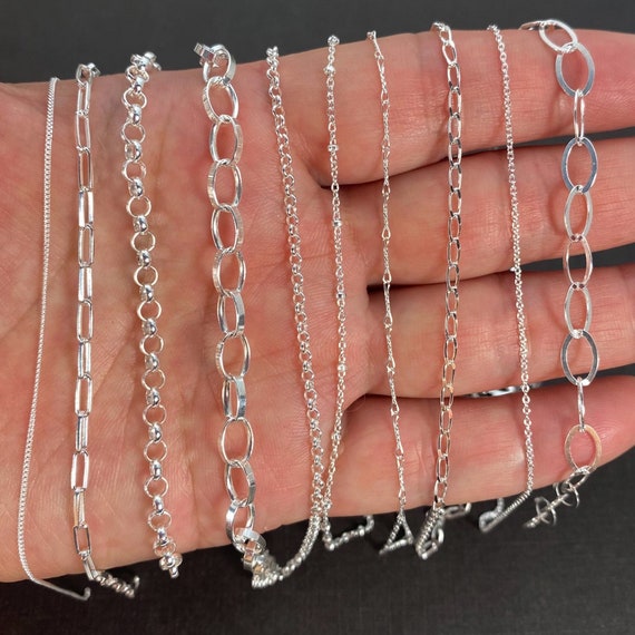 Sterling Silver Chain by the Foot 