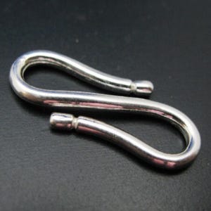 Sterling silver S shape clasp for Jewelry Making - Wholesale Jewelry Findings S Hooks