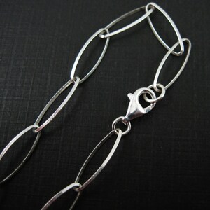925 sterlingzilveren ketting, zilveren ketting, zilveren armband - grote dikke ketting - diamantgeslepen ovale ketting - alle maten (1 stuk) - Artikelnummer: 601025