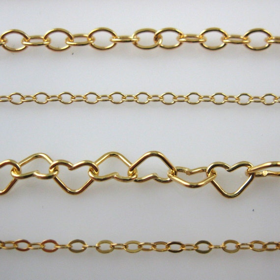 Gold Plated Sterling Silver Chain 