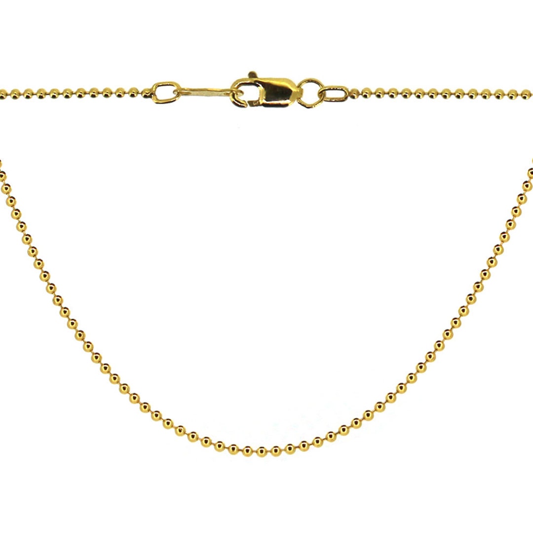 1/20 14K Gold Filled Necklace, Gold Filled Ball Chain