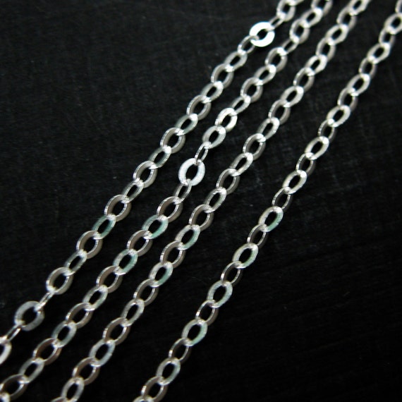 Sterling Silver Chain Gold Plated Chain 