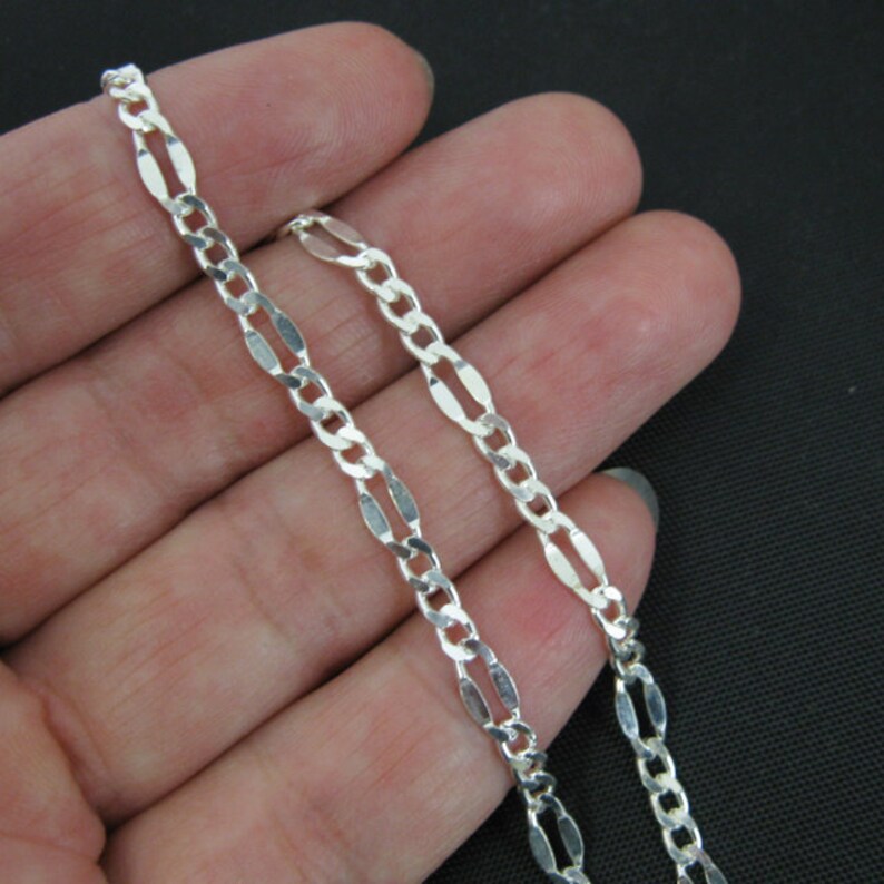 Sterling Silver Chains Bulk Unfinished Heavy Chunky Etsy