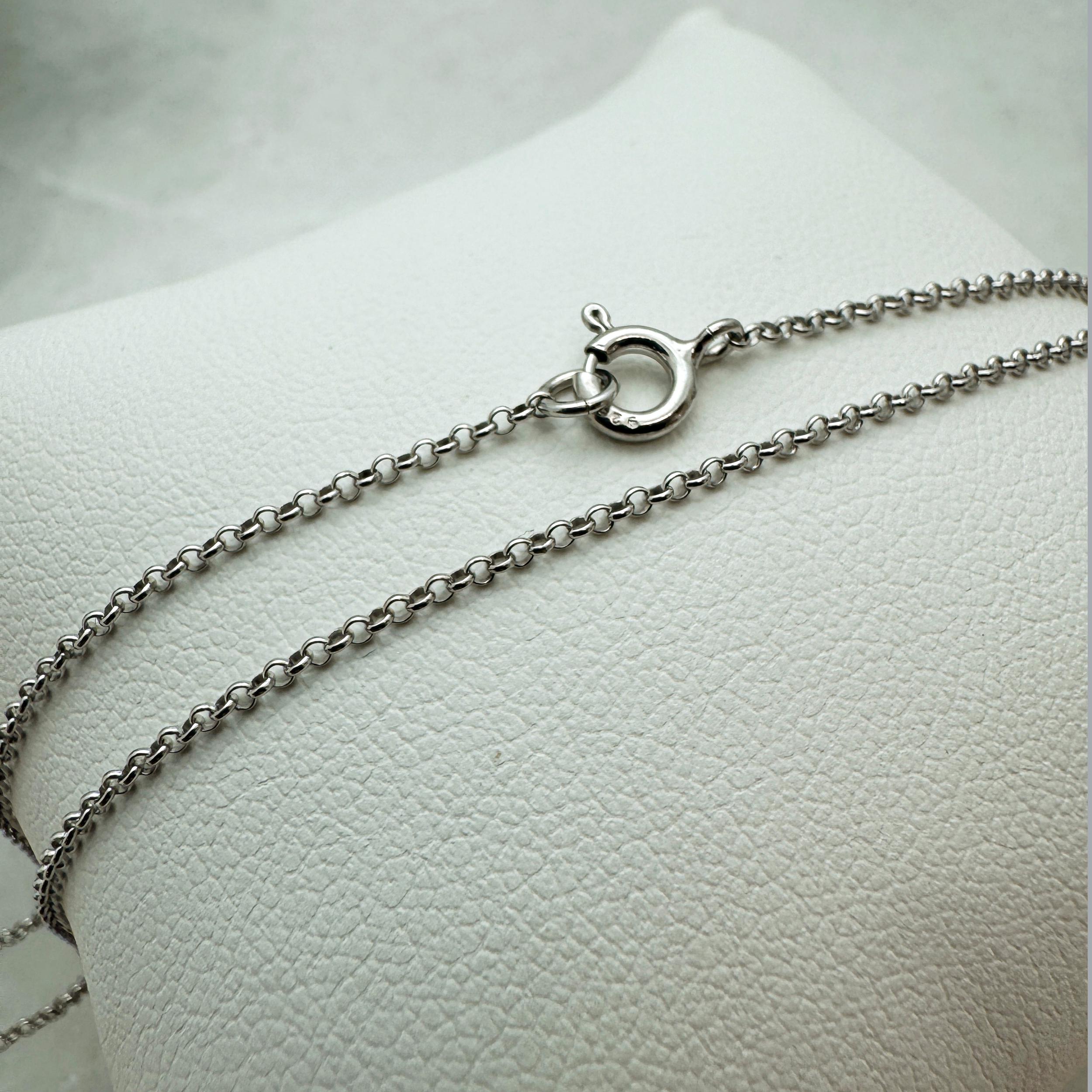 35cm 2mm Popcorn Silber Kette, 925 Königskette, Sterlingsilber Coreana
