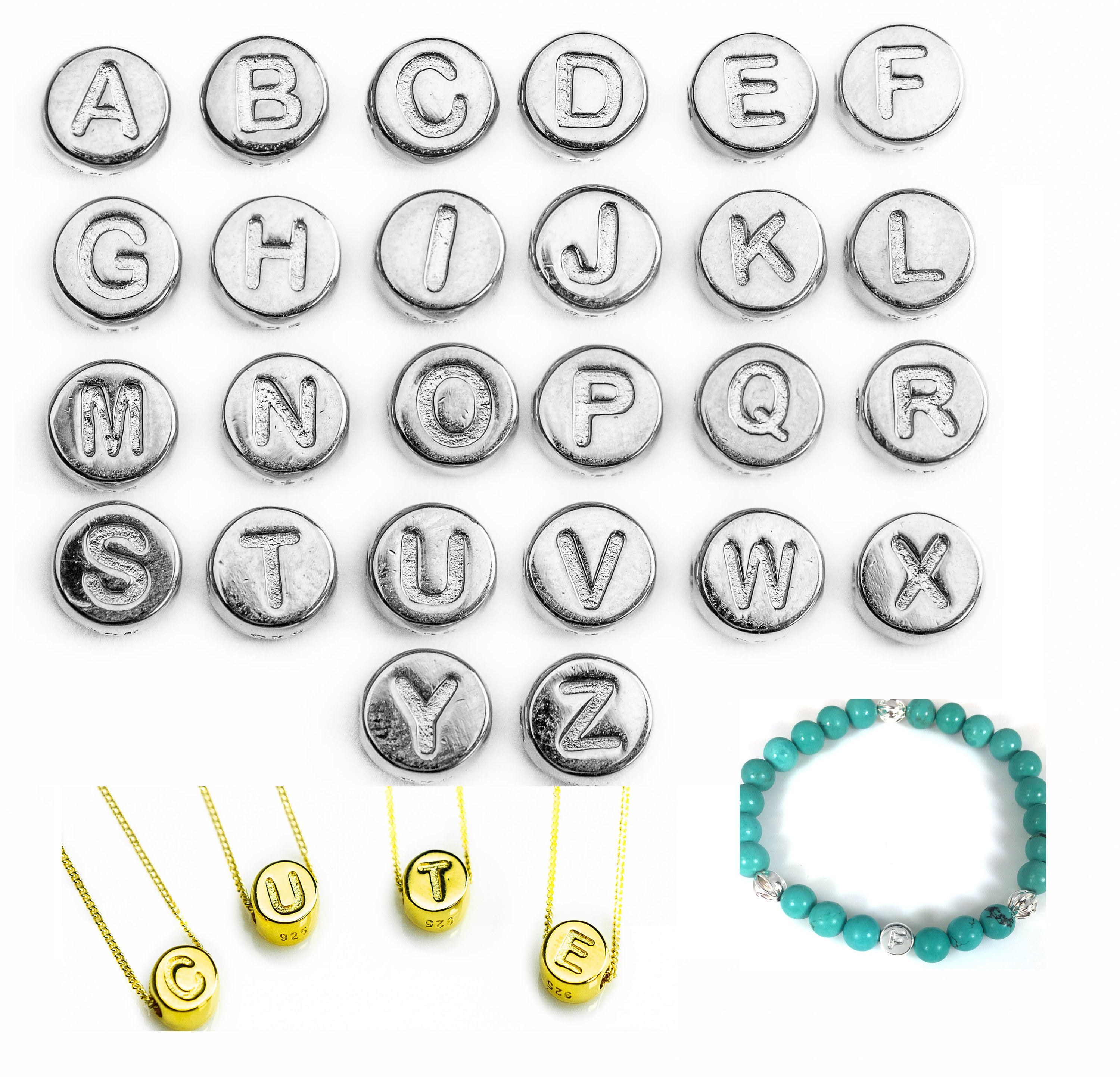 Necklace Charms Complete Jewelry Making Kit With Glass Beads And