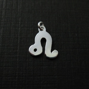 Sterling Silver Horoscope Charms- Leo - 925 Sterling Silver Zodiac Charms- Astrological Charm-Zodiac Pendant- (1 pcs)- SKU: 201211-LEO