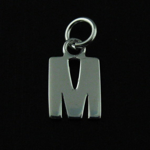 Wholesale Sterling Silver Smooth Letter Initial Charms and