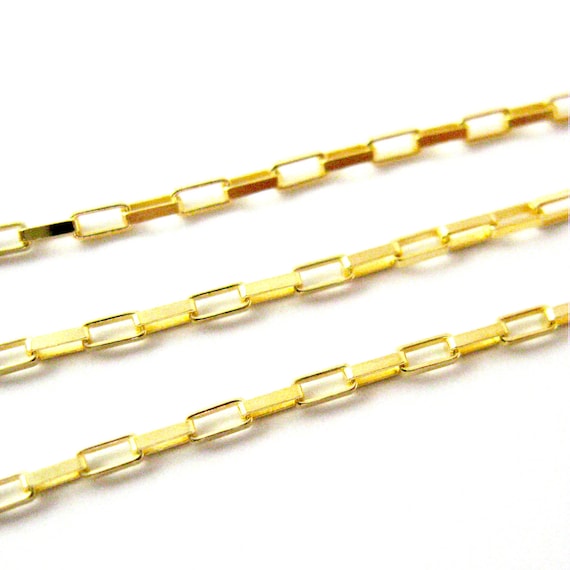 Gold plated box chain sale