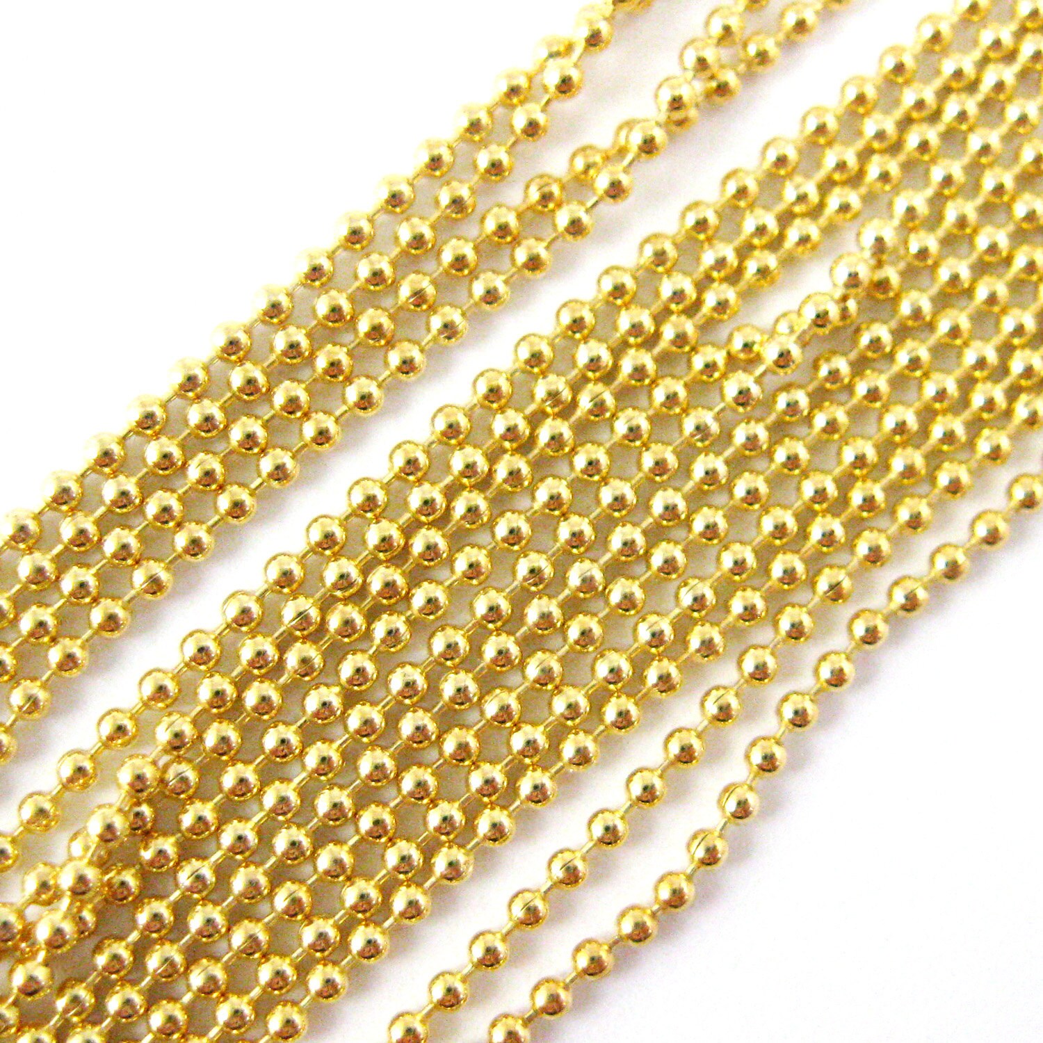 Gold Chain22k Gold Plated Sterling Silver Bulk Chainvermeil Etsy