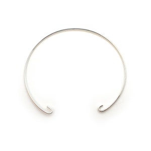 Gold Filled or Sterling Silver Bangle-Interchangeable Bangle Bracelet for Connector Pendants - 7&quot; - Smooth Wire Bangle (1 pc)-SKU: 201262