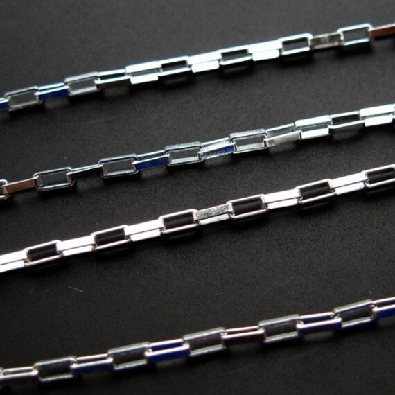 Wholesale sterling silver chain by the foot deals