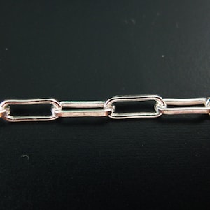 Sterling Silver Chain - Silver Bulk Chain, Long Box Chain, Jewelry Supplies,Bulk Unfinished Chain,Chain by the foot (5 feet) SKU: 101002