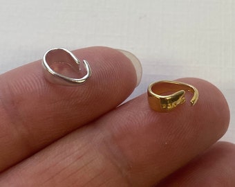 Lotto 20 Pezzi Argento Lotto 20 Gancetti Per Orecchini In Argento Sterling 925 A Forma Di Rene Per A 497720