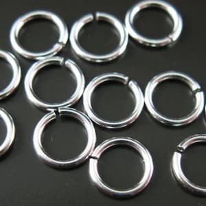 Jumprings-Sterling Silver Jump Rings, Jumprings -19 ga,gauge -4.5mm-Jewelry Findings-Sterling Silver Findings (60pcs) SKU: 205119-045