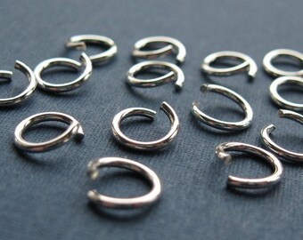 Jumprings-Sterling Silver Jump Rings, Jumprings -19 ga,gauge -4.5mm-Jewelry Findings-Sterling Silver Findings (60pcs) SKU: 205119-045