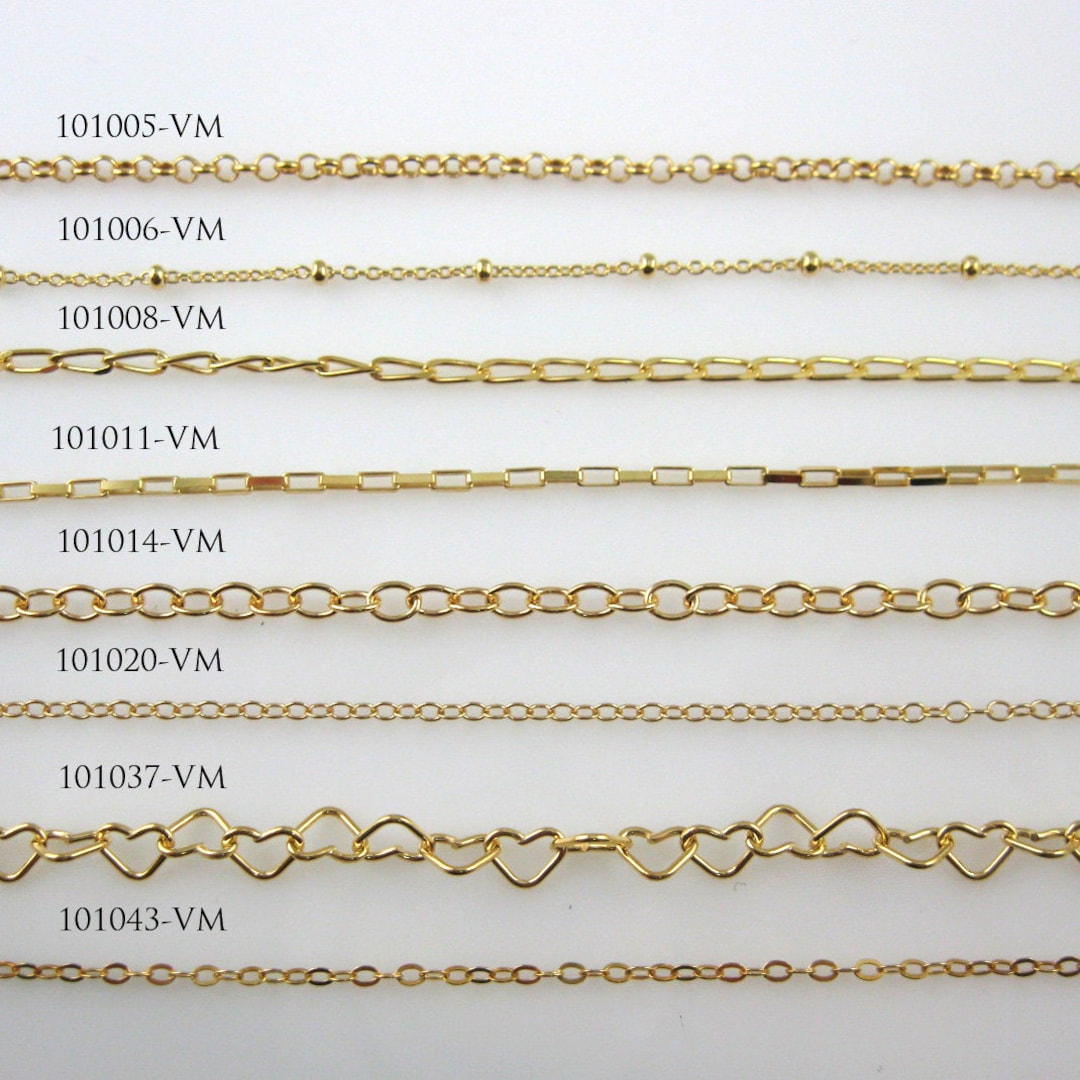 Sterling silver gold plated chain Sterling silver gold plated chain