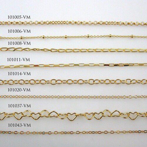 Gold Plated Sterling Silver Chain 
