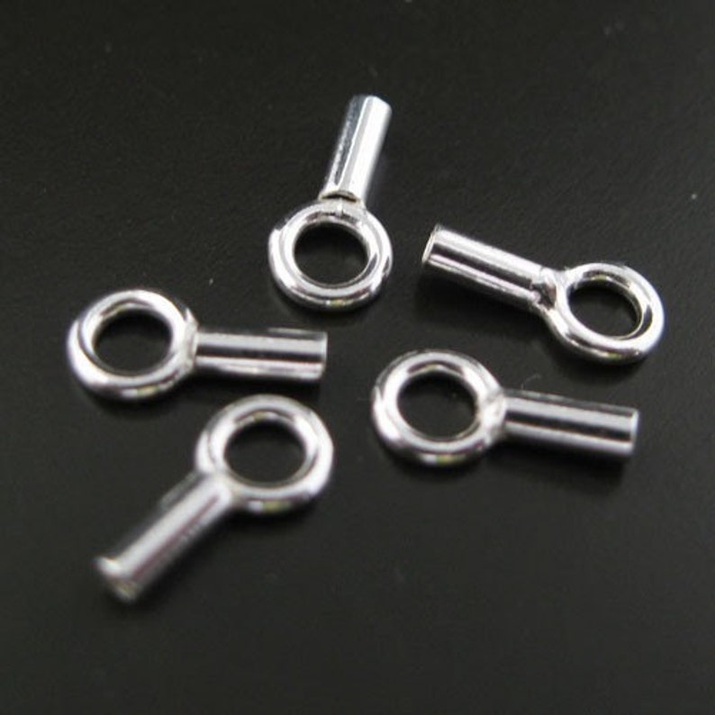 Sterling Silver Findings Tube End crimp Endsjewelry Making Etsy