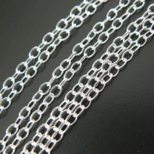 Sterling Silver Chain,Sterling Silver Bulk Chain,Silver Chain,Small Round Cable Chain-2mm(Up to 30% off )- Supplies Wholesale- SKU: 101020