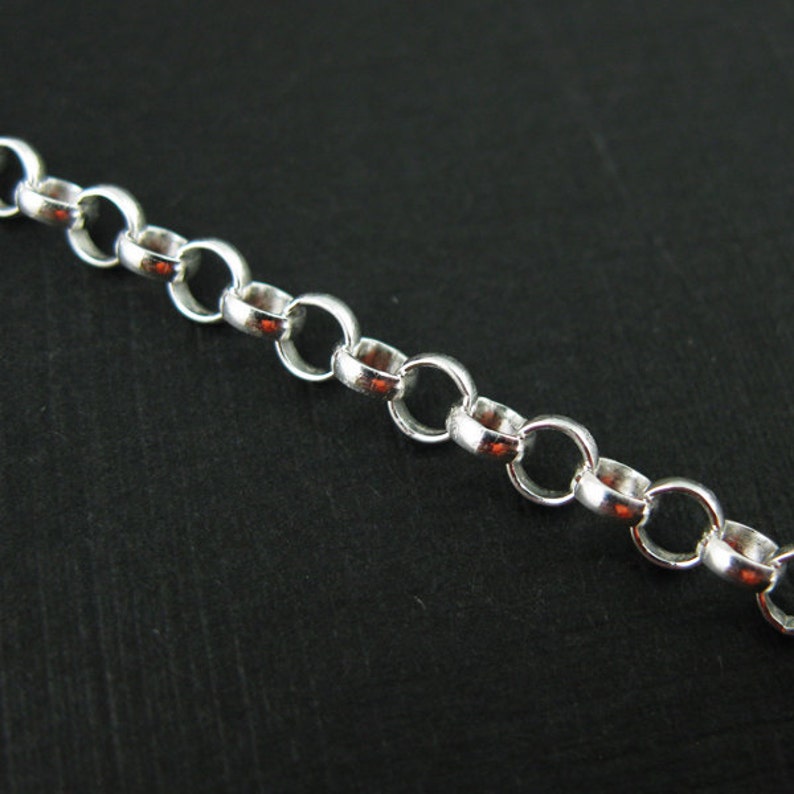 Sterling Silver ChainSilver Bulk Chain by the footJewelry Etsy