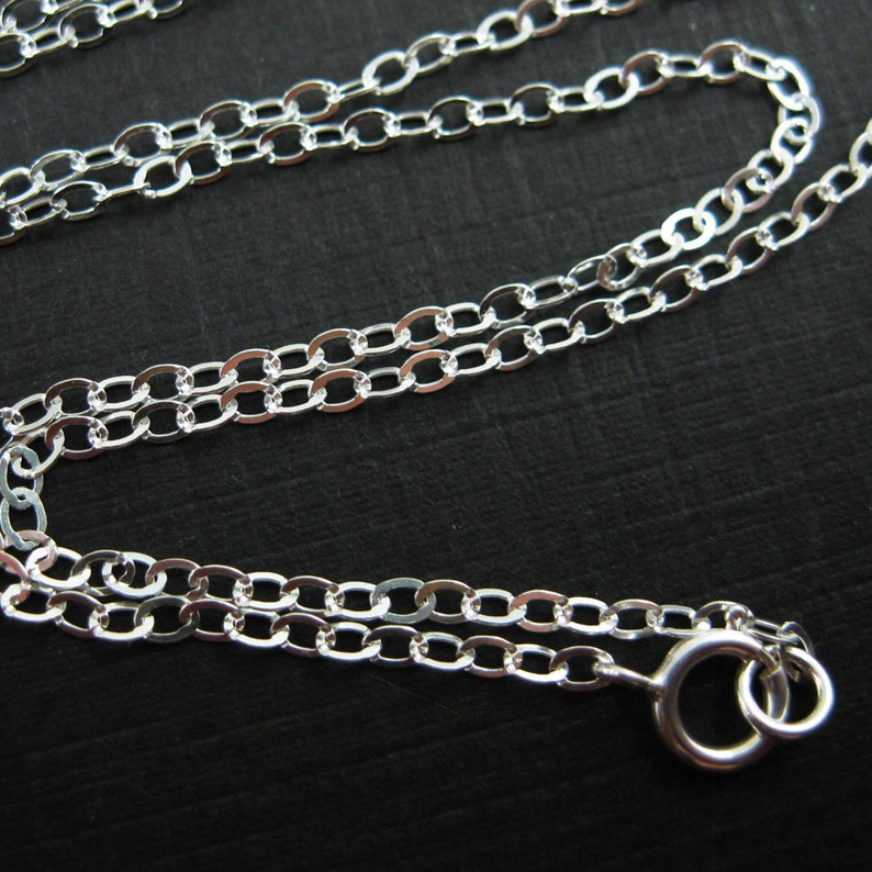 Sterling Silver Necklace Chain Silver Chain Wholesale Etsy